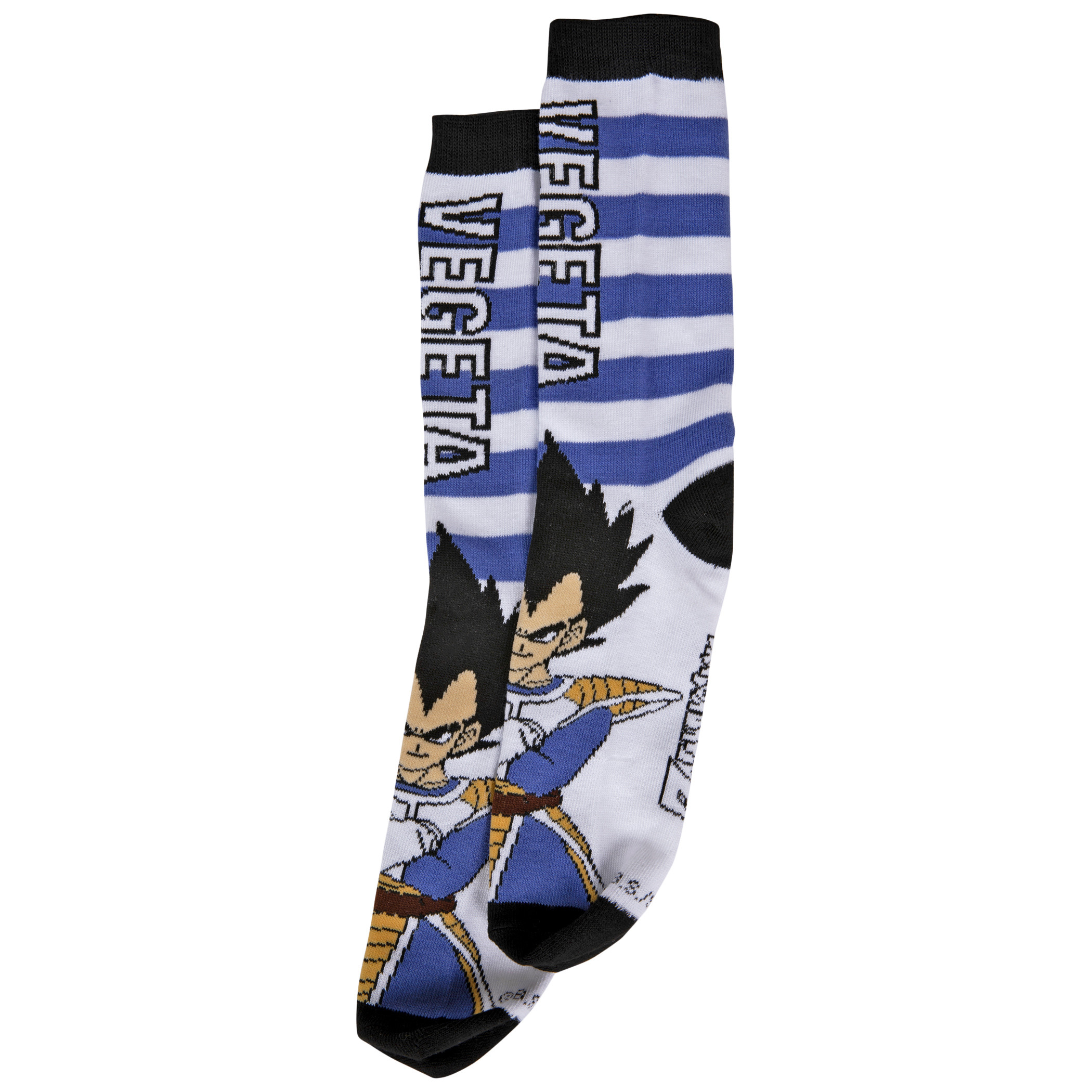 Dragon Ball Z Vegeta Character Chibi Athletic Crew Socks